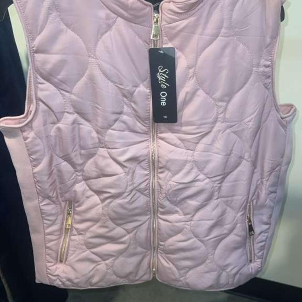 Pink Quilted Vest